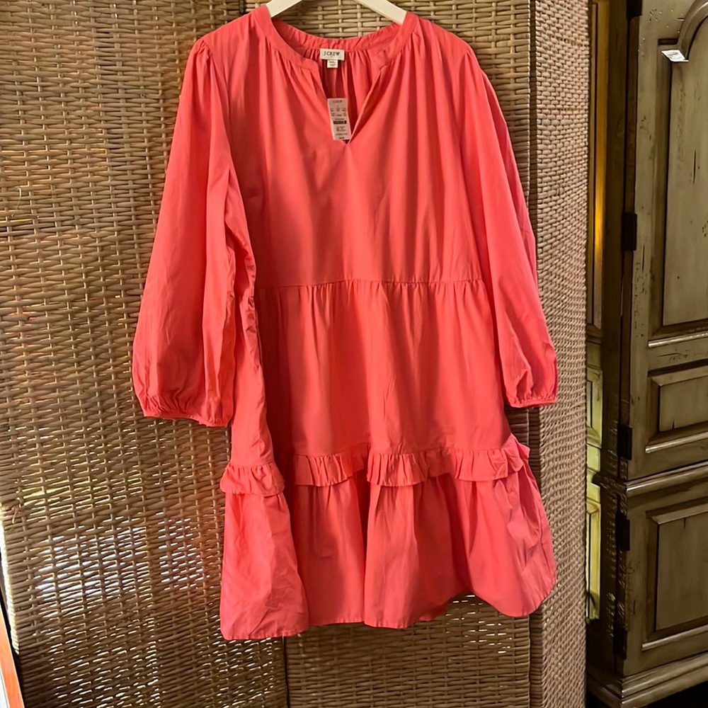 J. CREW TIERED DRESS NWT Sz XXL(18) 💖bust: 46 Natural Waist: 38 Hip: 48 Lgth 50